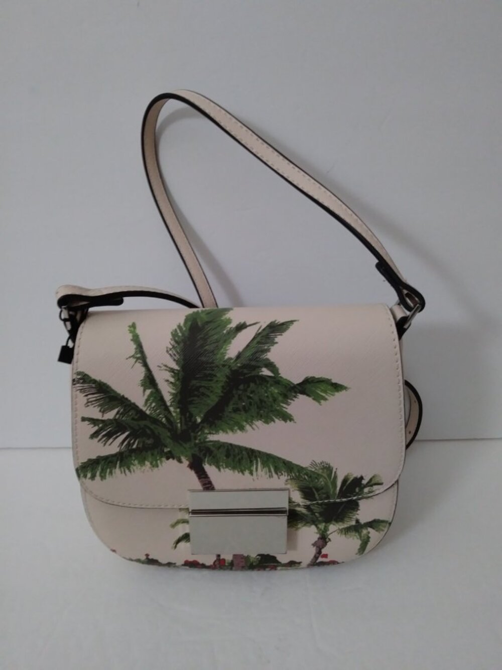 Cute Zara Palm Tree Print Cross-body Bag
